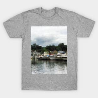 Essex CT - Boats On A Cloudy Day T-Shirt